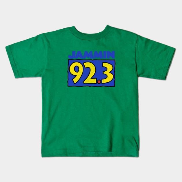 Jammin 92.3 Cleveland Kids T-Shirt by Turboglyde